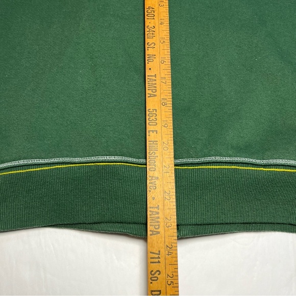 Green Bay Packer Women's L Zip-Up Hoodie Fleece Apparel Green Logo w/ Pockets - Picture 7 of 7